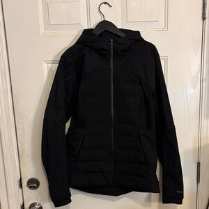 Lululemon Down For it all Jacket, Black, Size 14